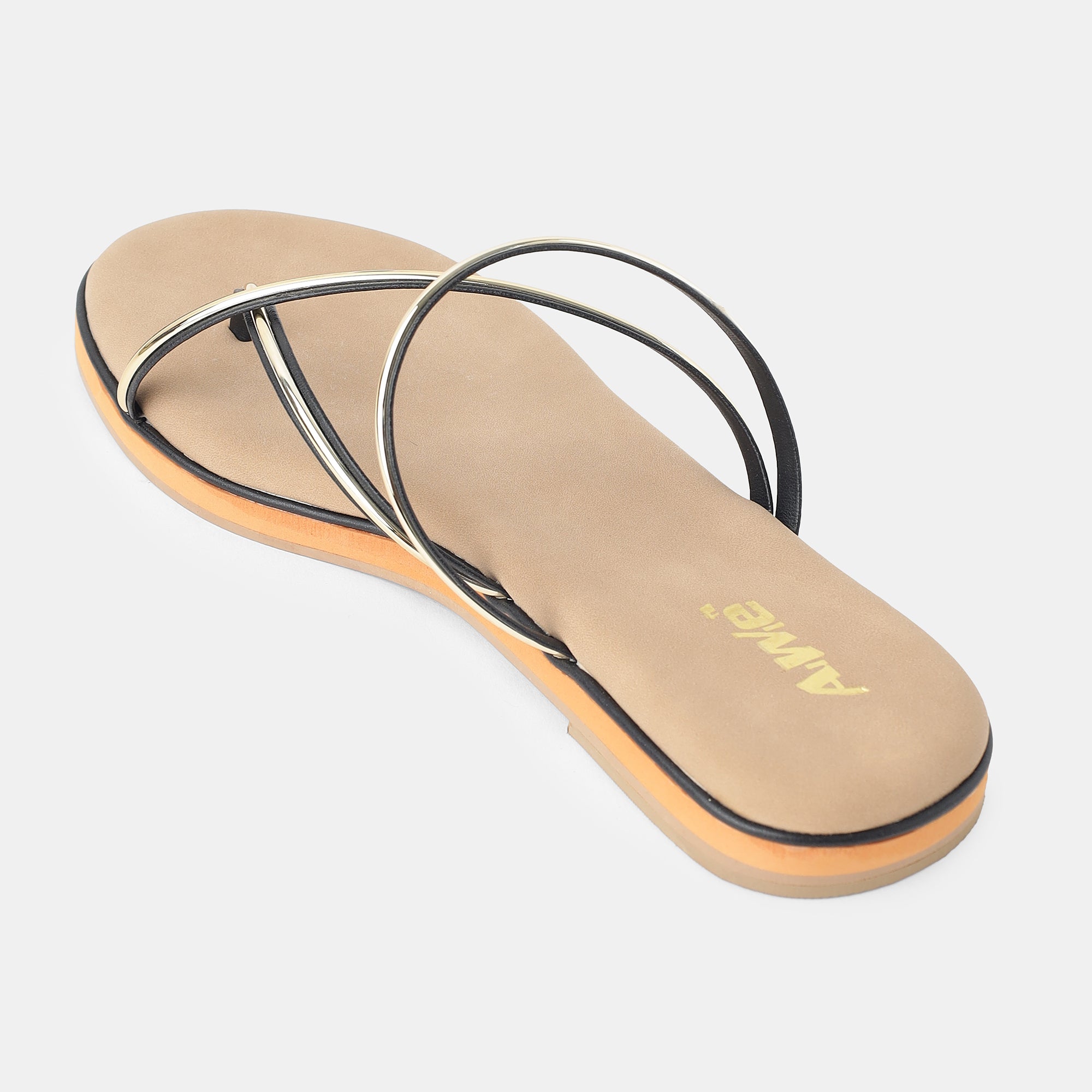 Aiwie-Womens-Stylish-Flat-Sandals-|-Lightweight-Slip-On-Footwear-with-Cross-Strap-Design-for-Daily-Wear A160936