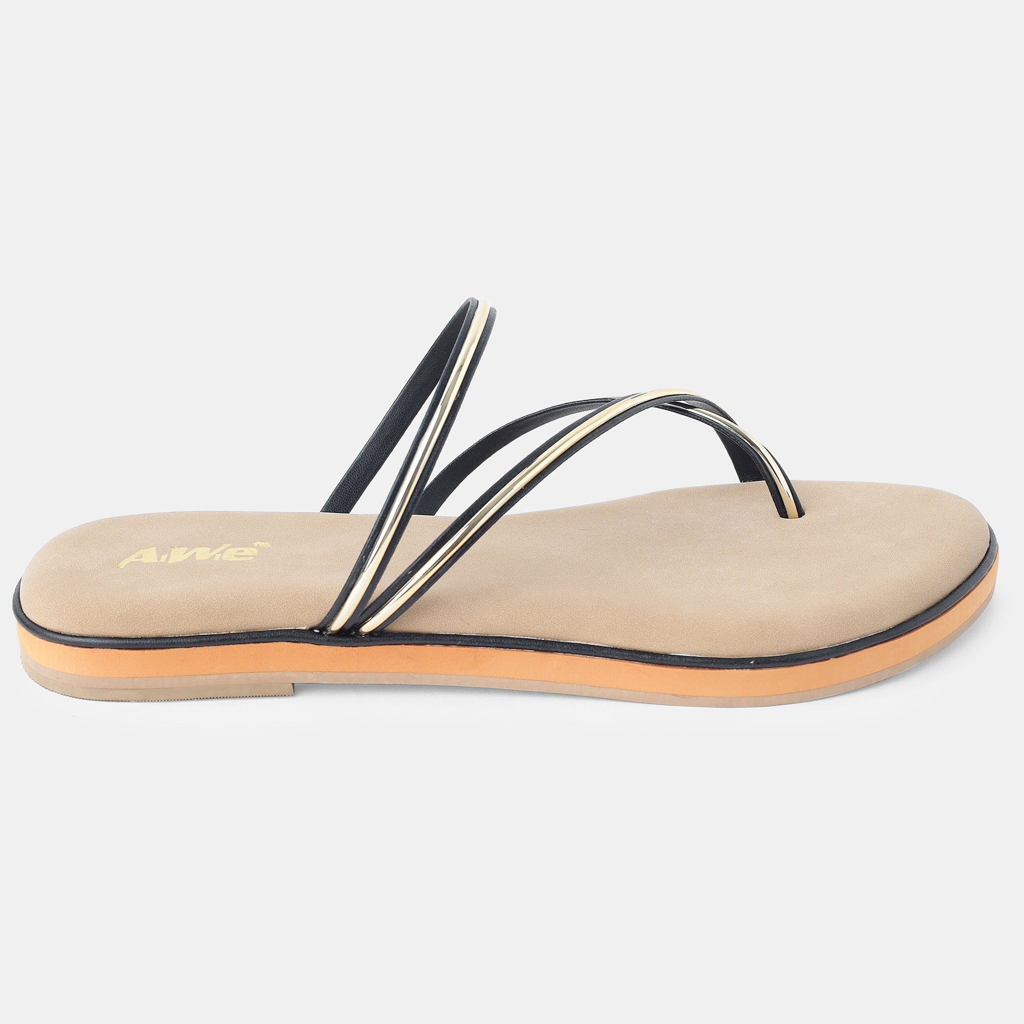 Aiwie-Womens-Stylish-Flat-Sandals-|-Lightweight-Slip-On-Footwear-with-Cross-Strap-Design-for-Daily-Wear A160936