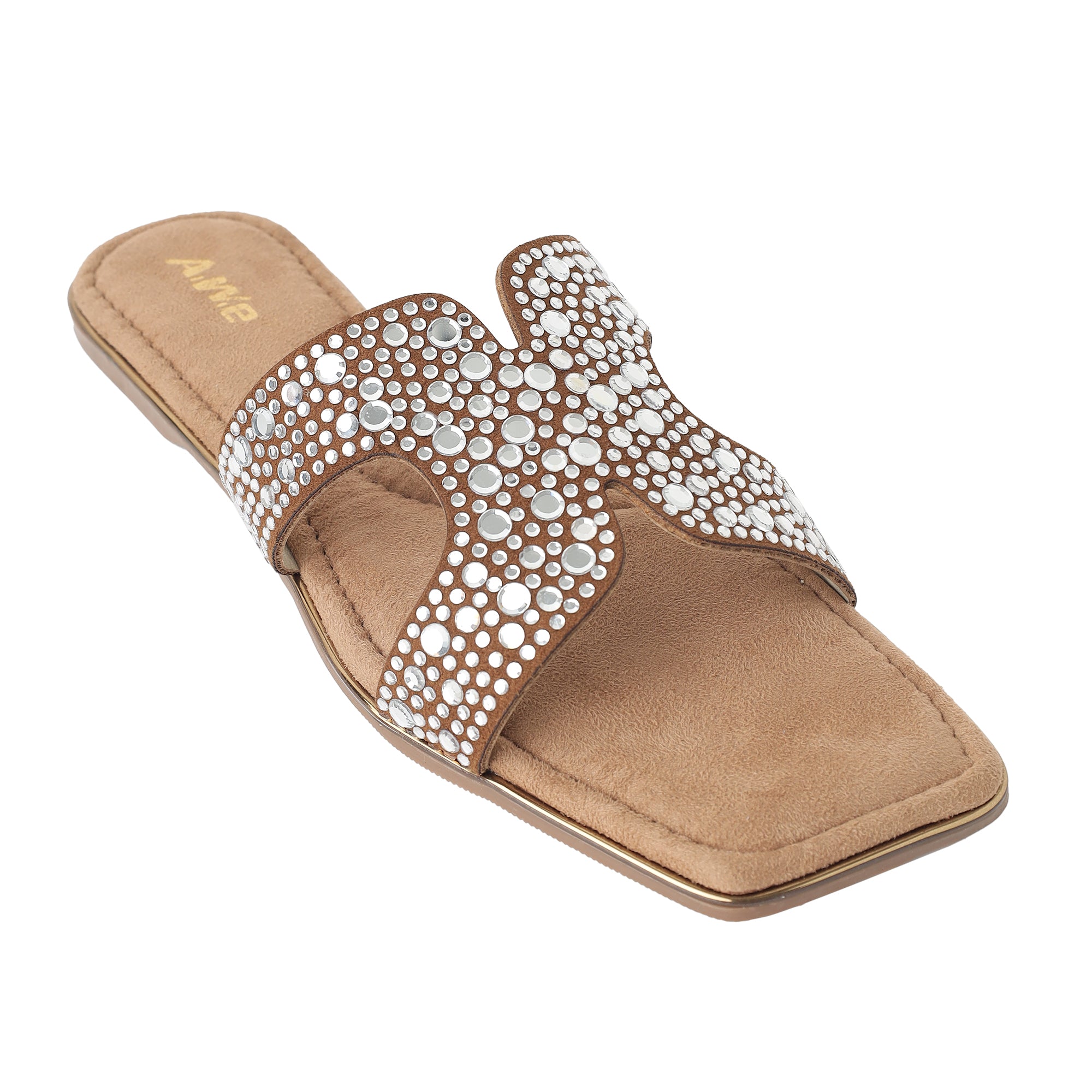 Aiwie-Womens-Stylish-Slip-On-Flat-Sandals-with-Sparkling-Stone-Detailing-–-Comfortable-Daily-and-Party-Footwear A570703