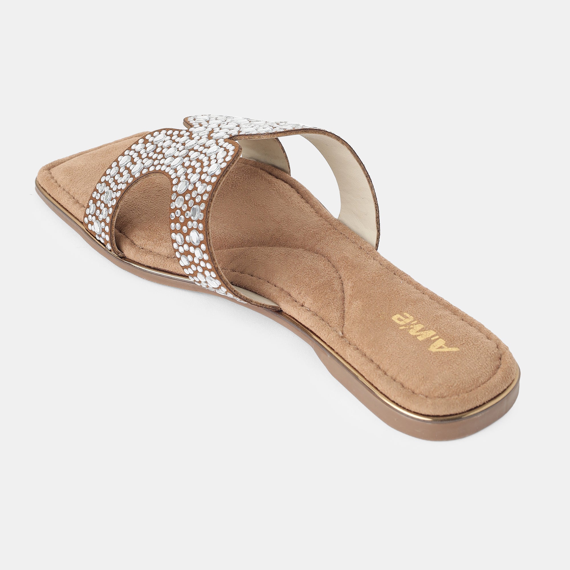 Aiwie-Womens-Stylish-Slip-On-Flat-Sandals-with-Sparkling-Stone-Detailing-–-Comfortable-Daily-and-Party-Footwear A570703