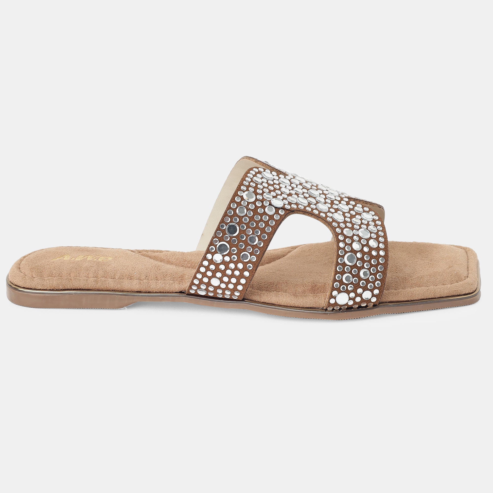 Aiwie-Womens-Stylish-Slip-On-Flat-Sandals-with-Sparkling-Stone-Detailing-–-Comfortable-Daily-and-Party-Footwear A570703