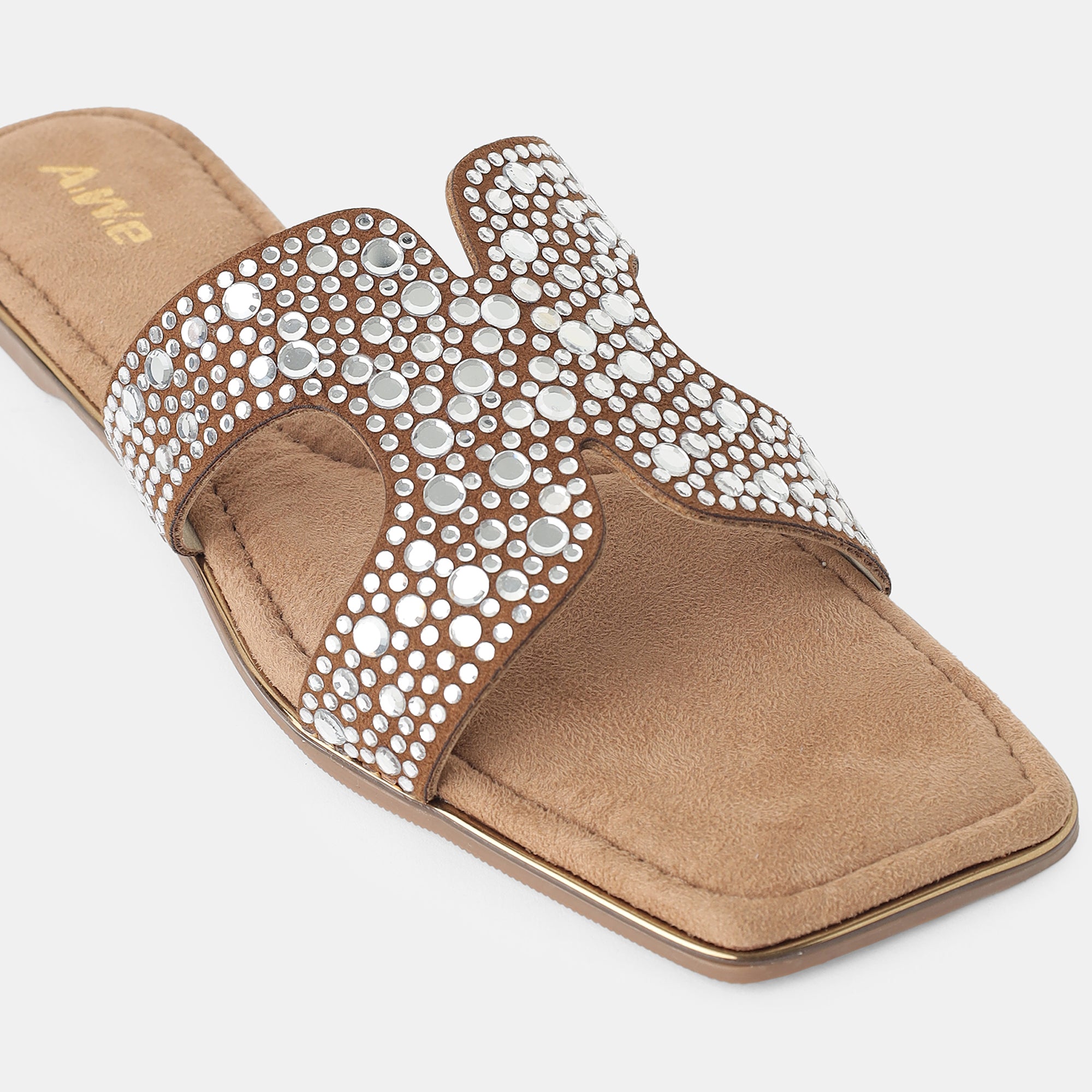 Aiwie-Womens-Stylish-Slip-On-Flat-Sandals-with-Sparkling-Stone-Detailing-–-Comfortable-Daily-and-Party-Footwear A570703