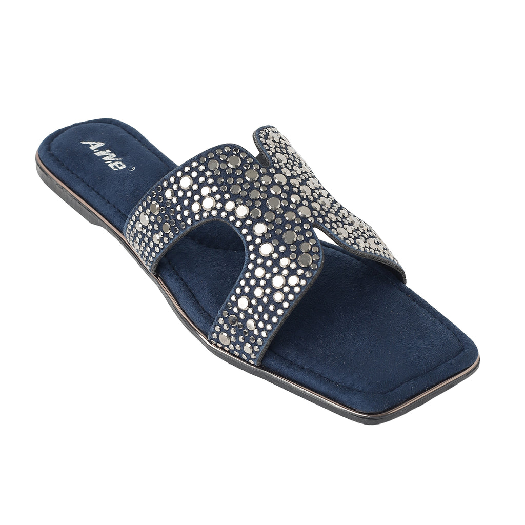 Aiwie-Womens-Stylish-Slip-On-Flat-Sandals-with-Sparkling-Stone-Detailing-–-Comfortable-Daily-and-Party-Footwear A570703
