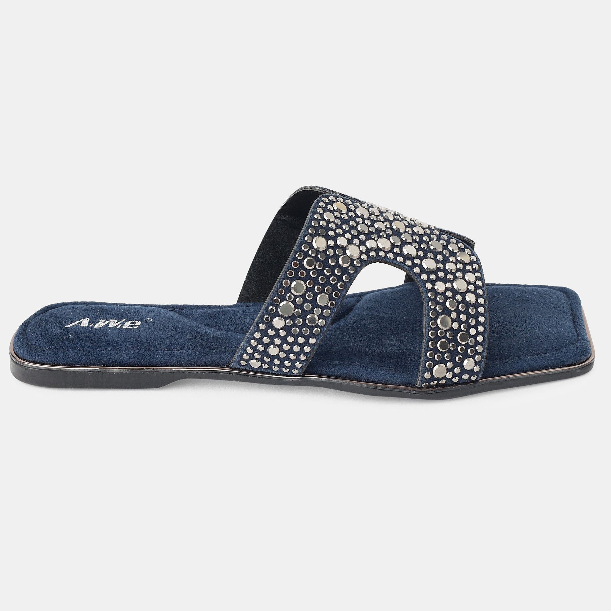 Aiwie-Womens-Stylish-Slip-On-Flat-Sandals-with-Sparkling-Stone-Detailing-–-Comfortable-Daily-and-Party-Footwear A570703