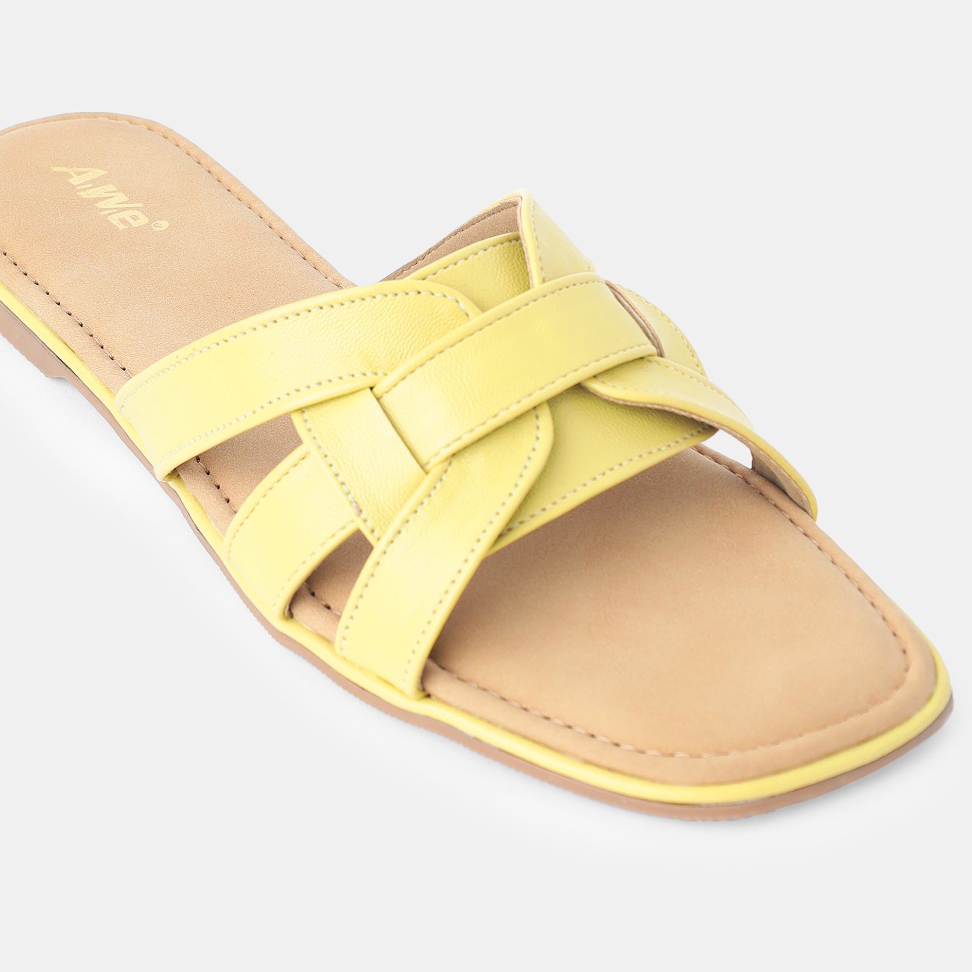 Aiwie-Womens-Flat-Slip-On-Sandals-with-Stylish-Cross-Strap-Design-and-Cushioned-Footbed A940259