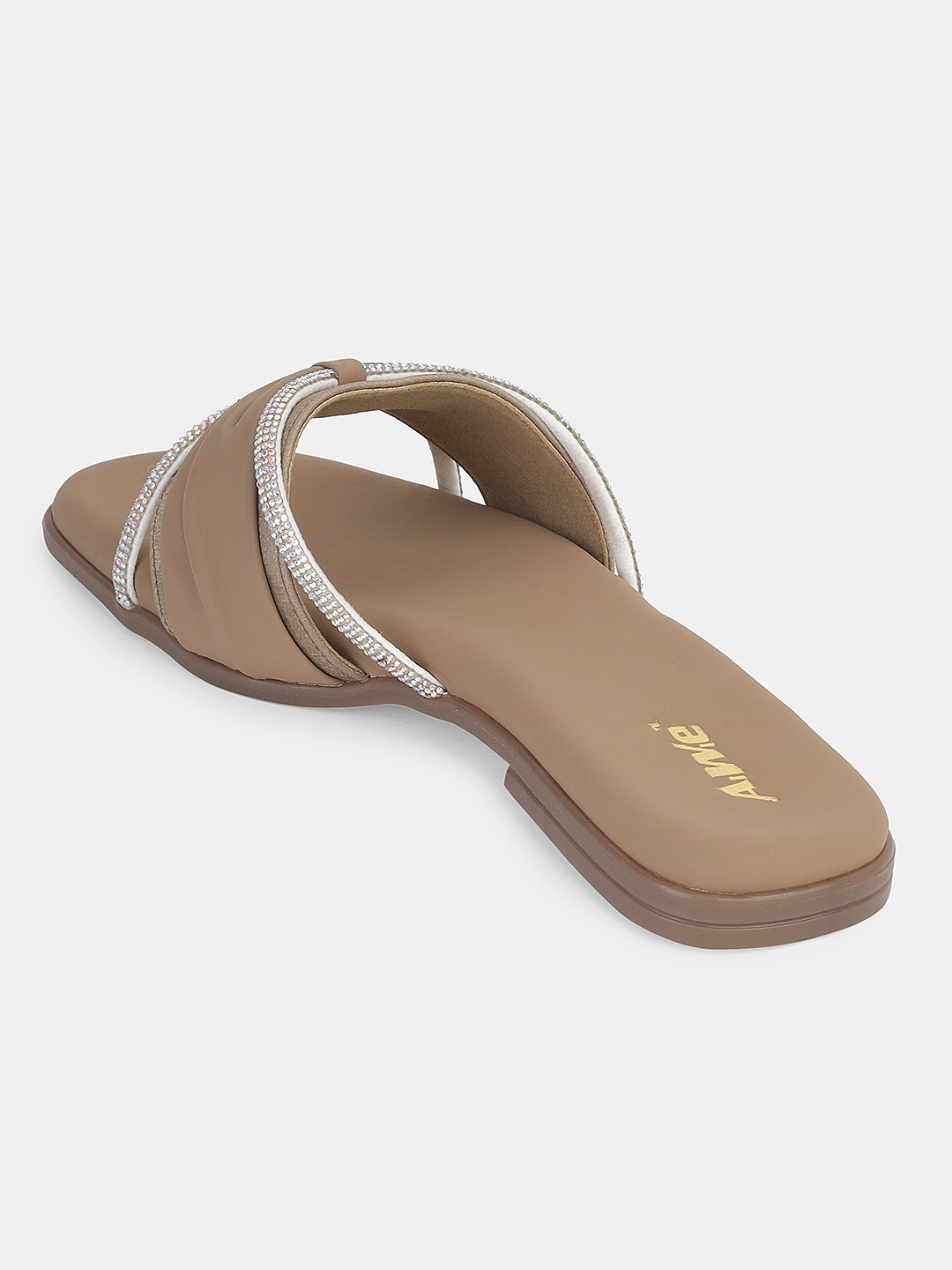 Women's Ethnic Flat Slip-On Sandals | Stylish Criss-Cross Strap Chappals for Daily & Festive Wear
