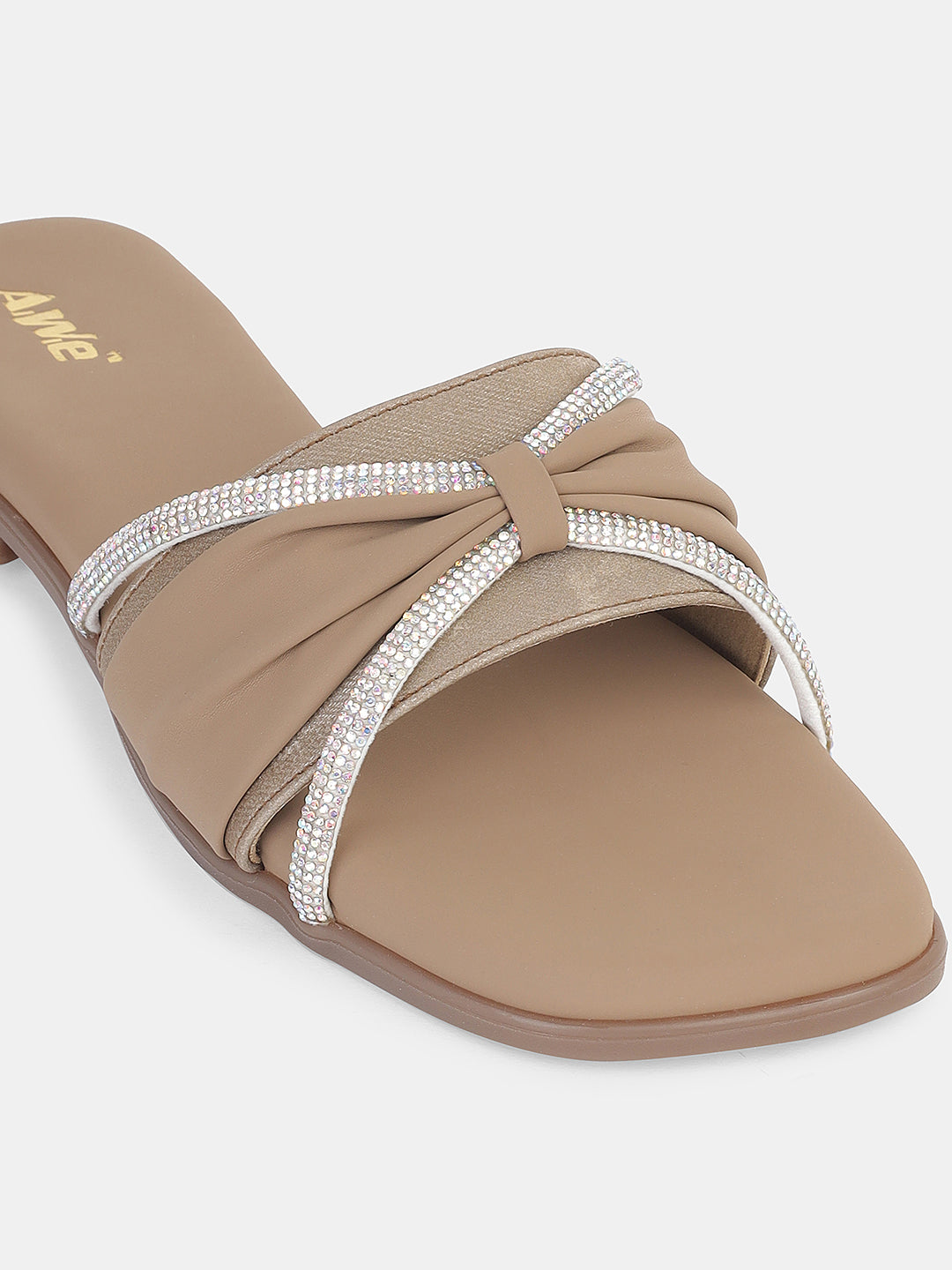 Women's Ethnic Flat Slip-On Sandals | Stylish Criss-Cross Strap Chappals for Daily & Festive Wear