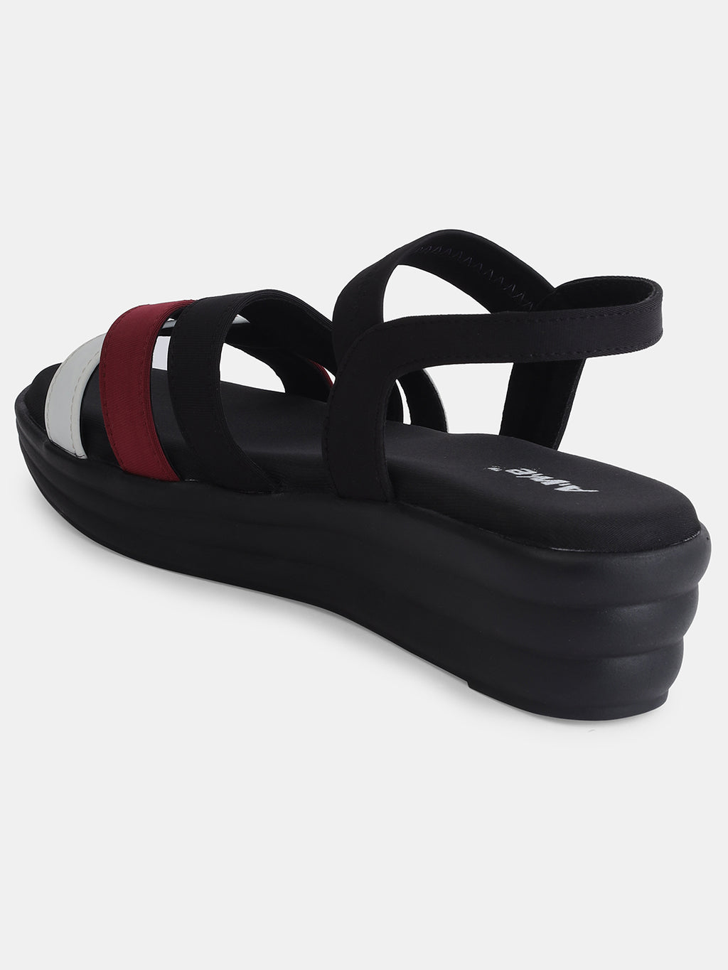 Aiwie Womens Multi-Strap Casual Flat Sandals | Comfortable Daily Wear Slip-On Sandals with Back Strap | Stylish Open-Toe Footwear Heel Size : 1.5 Inches