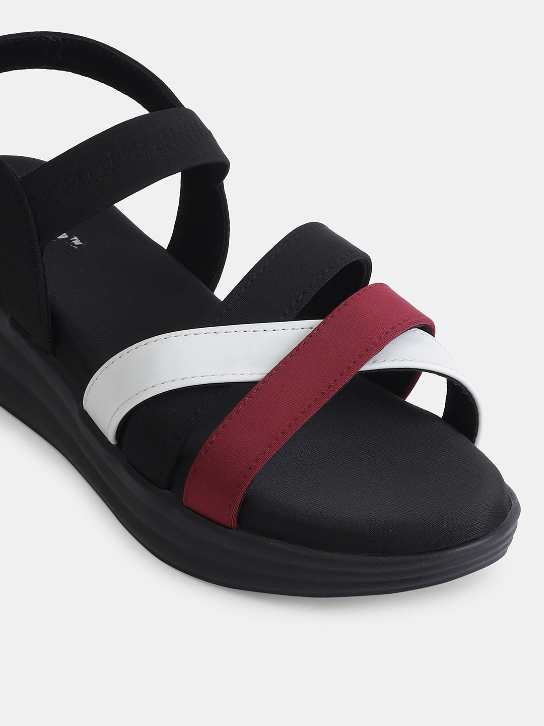 Aiwie Womens Multi-Strap Casual Flat Sandals | Comfortable Daily Wear Slip-On Sandals with Back Strap | Stylish Open-Toe Footwear Heel Size : 1.5 Inches