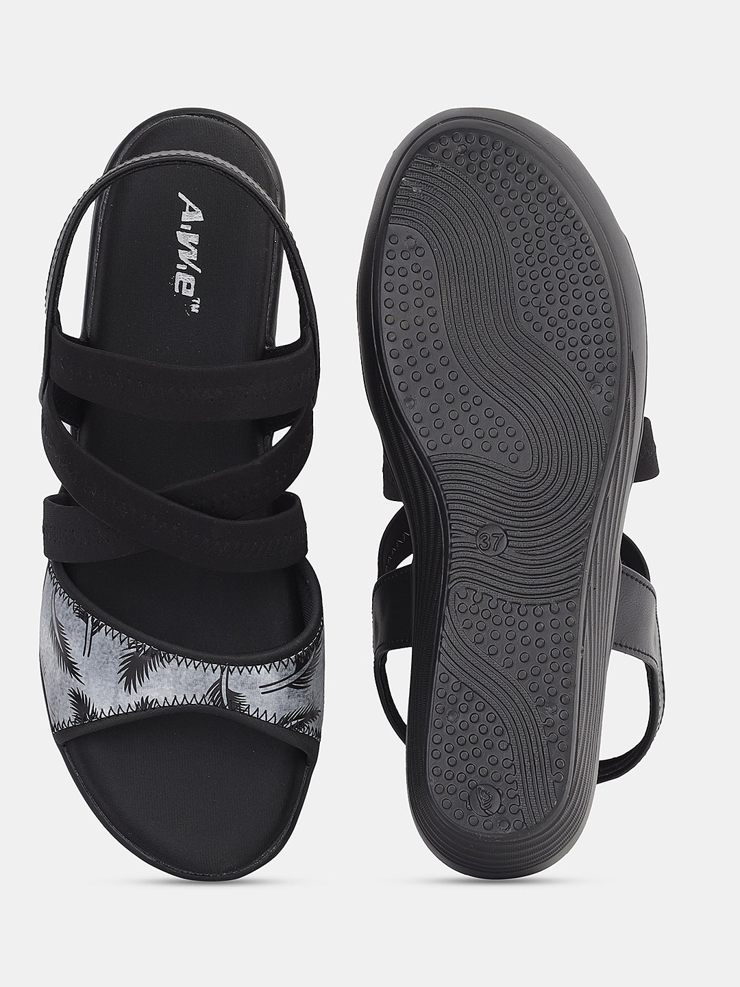 Womens Wedge Heel Sandals | Stretchable Cross-Strap Slip-On Footwear for Daily & Casual Wear Heel Size : 2 Inches