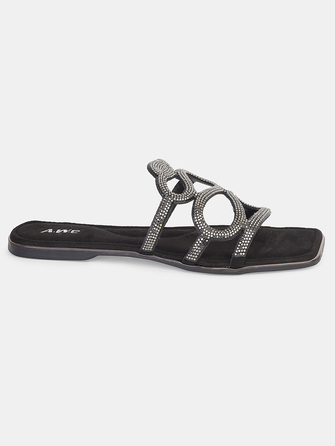 Women's Ethnic Slip-On Flats | Designer Multi-Strap Sandals with Embellished Detailing for Festive & Daily Wear