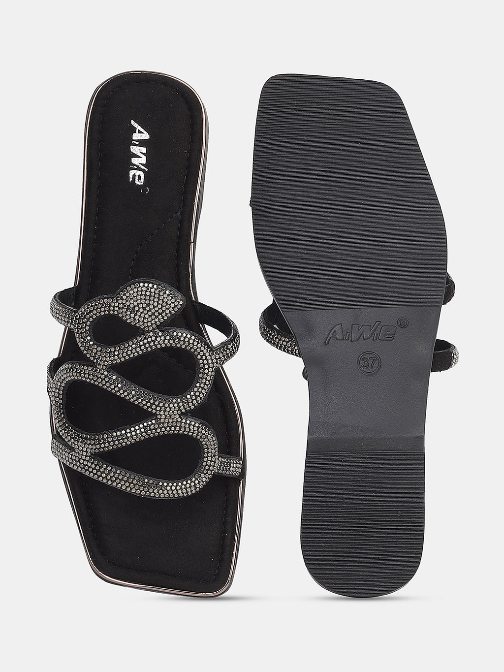 Women's Ethnic Slip-On Flats | Designer Multi-Strap Sandals with Embellished Detailing for Festive & Daily Wear