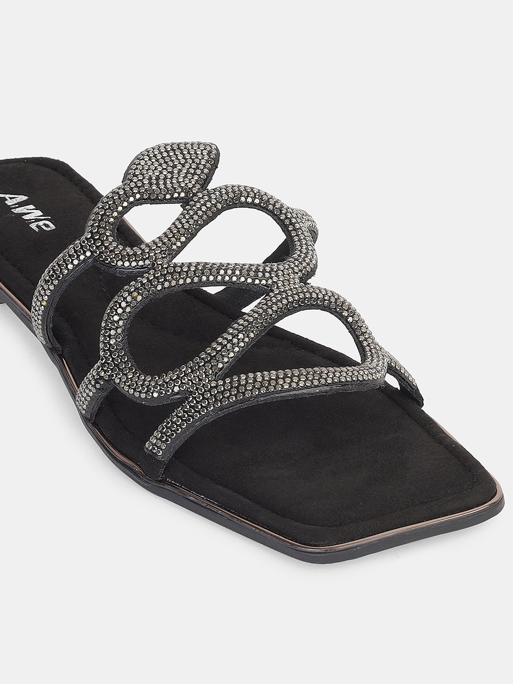 Women's Ethnic Slip-On Flats | Designer Multi-Strap Sandals with Embellished Detailing for Festive & Daily Wear
