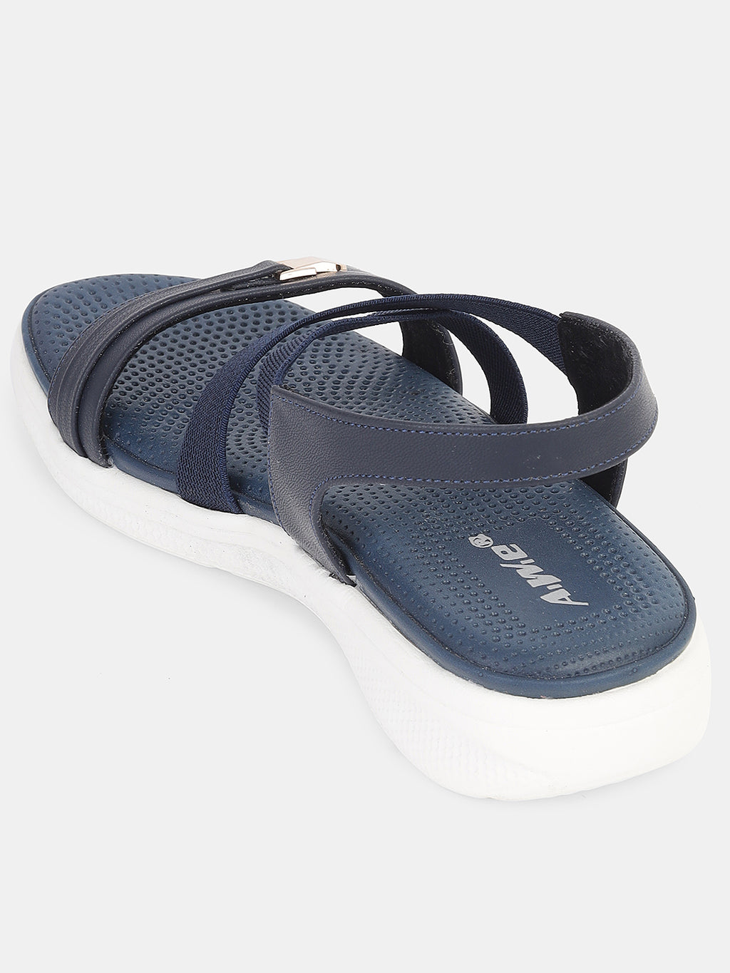 Womens Sporty Elastic Strap Sandals | Lightweight Casual Daily Wear Flats Heel Size : 1.5 Inches