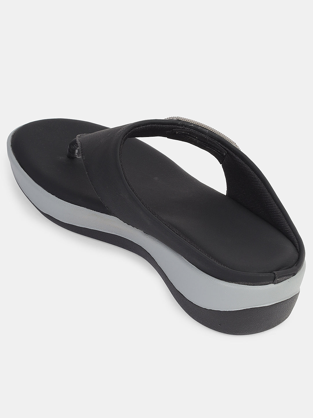 Womens Comfortable Toe-Ring Wedge Slip-On with Stylish Buckle Design | Daily Casual & Office Wear Footwear Heel Size : 2 Inches