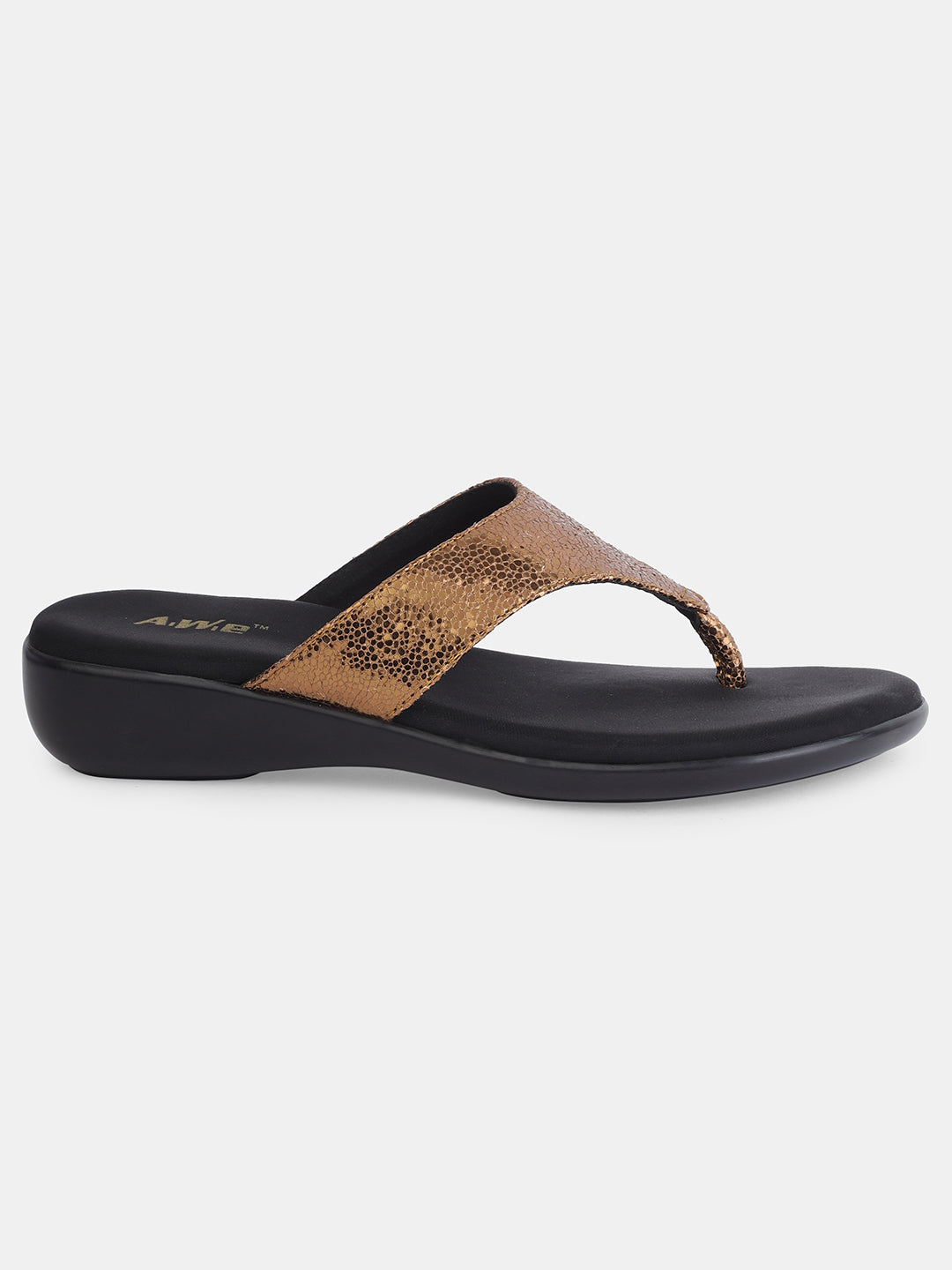 Aiwie Women's Slip-On Comfort Sandals with Textured Strap and Cushioned Sole Ð Lightweight Daily Wear Flats for Casual & Travel Use