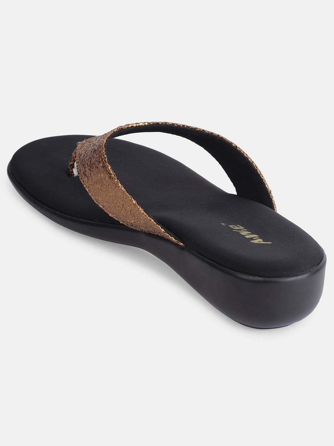 Aiwie Women's Slip-On Comfort Sandals with Textured Strap and Cushioned Sole Ð Lightweight Daily Wear Flats for Casual & Travel Use