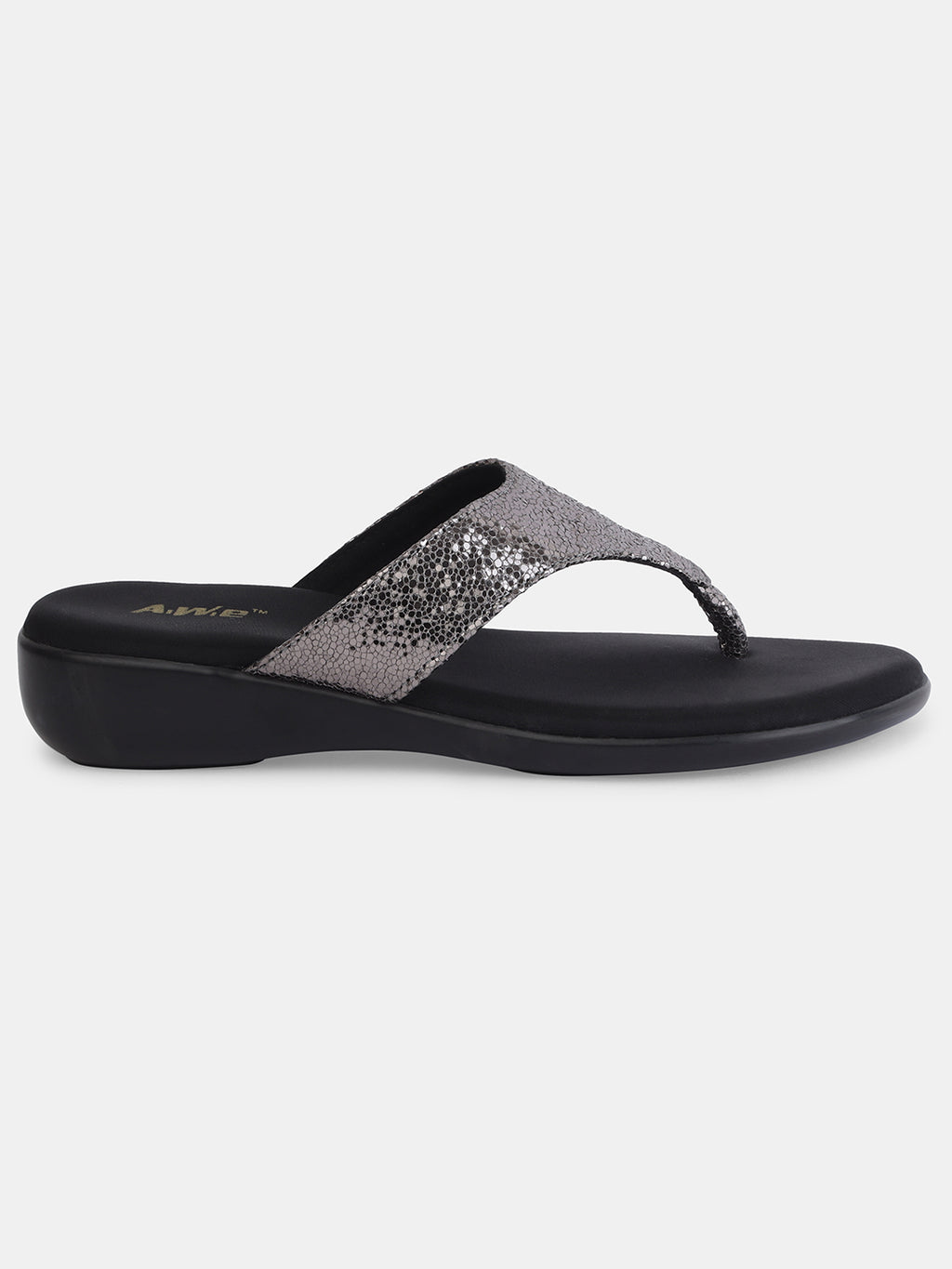 Aiwie Women's Slip-On Comfort Sandals with Textured Strap and Cushioned Sole Ð Lightweight Daily Wear Flats for Casual & Travel Use