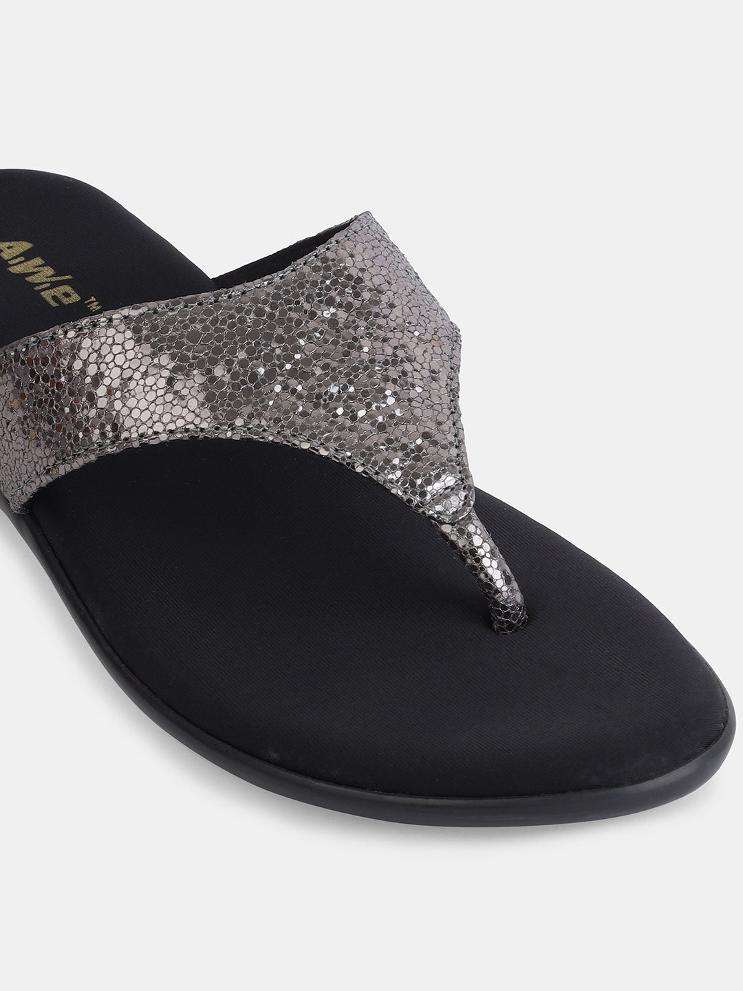 Aiwie Women's Slip-On Comfort Sandals with Textured Strap and Cushioned Sole Ð Lightweight Daily Wear Flats for Casual & Travel Use