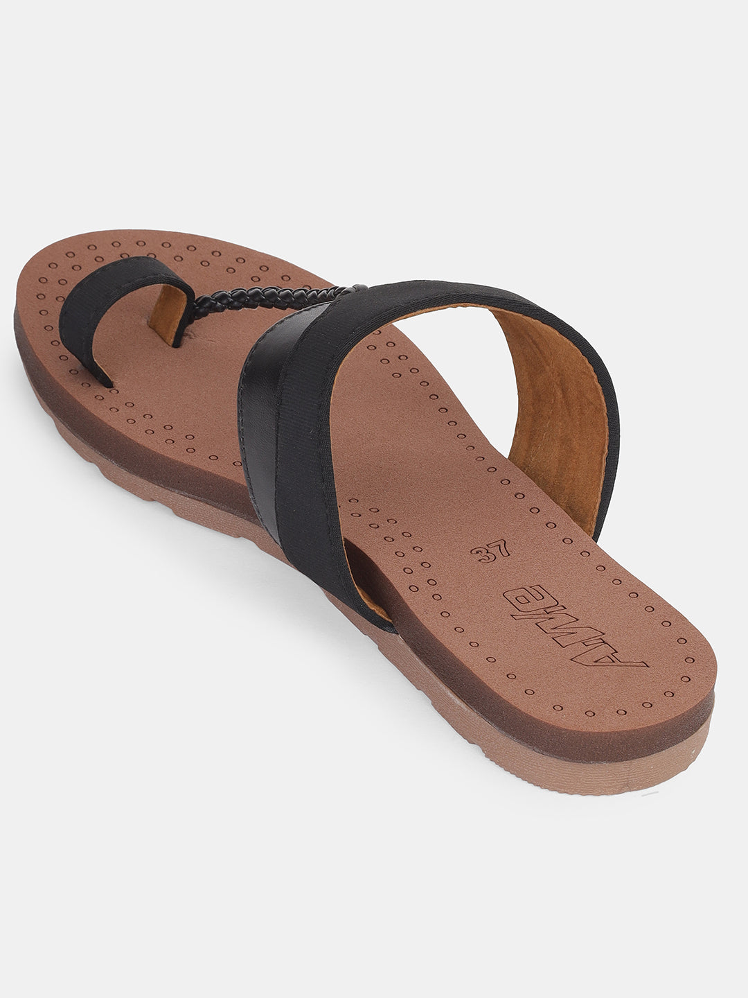 Womens Traditional Kolhapuri Flats | Ethnic Handmade Slip-On Sandals for Daily & Festive Wear