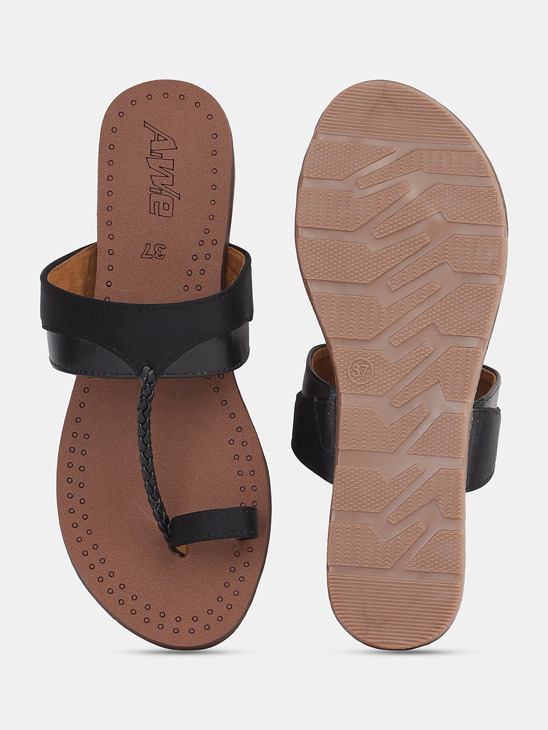 Womens Traditional Kolhapuri Flats | Ethnic Handmade Slip-On Sandals for Daily & Festive Wear