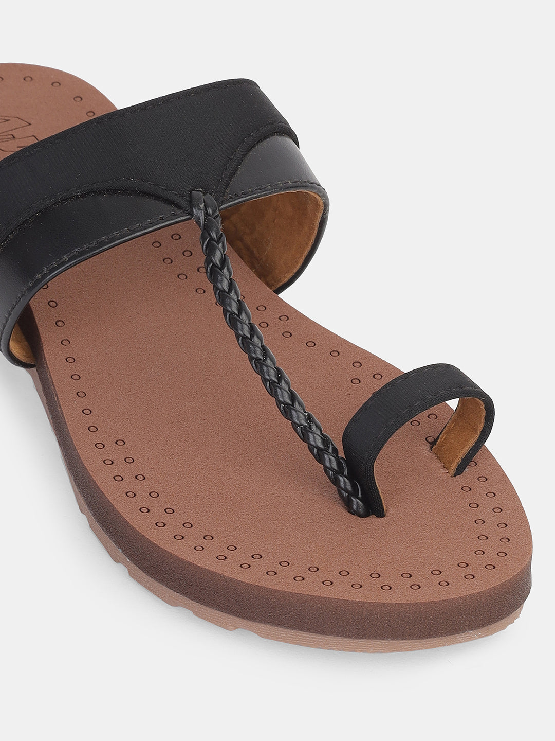 Womens Traditional Kolhapuri Flats | Ethnic Handmade Slip-On Sandals for Daily & Festive Wear