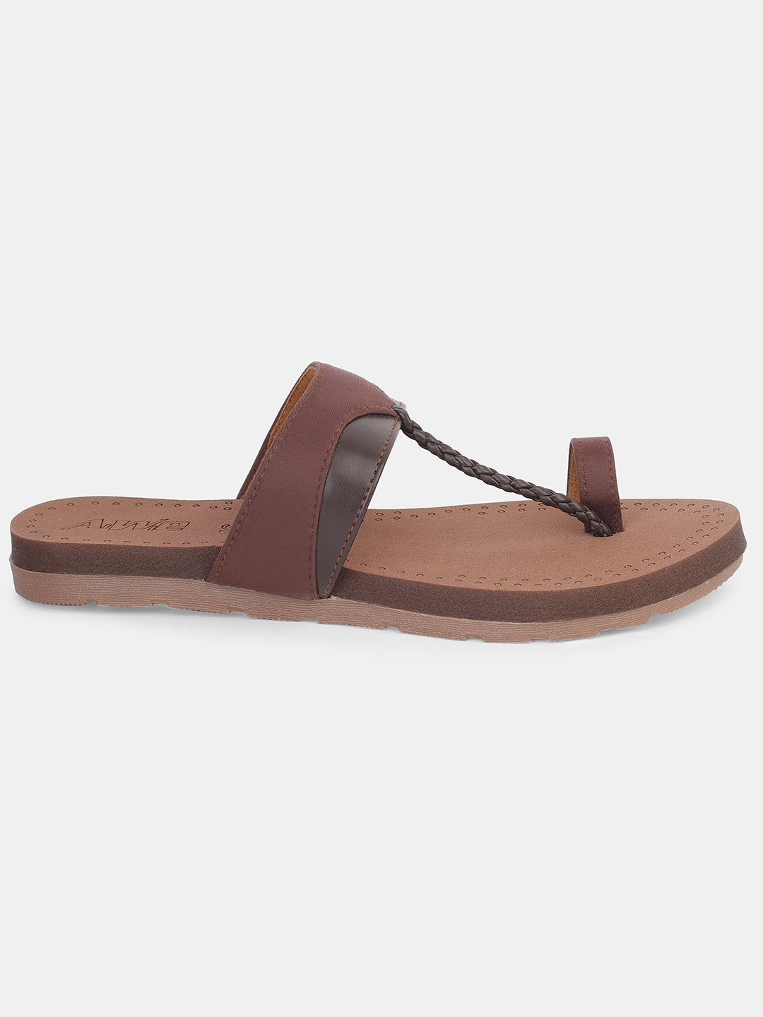 Womens Traditional Kolhapuri Flats | Ethnic Handmade Slip-On Sandals for Daily & Festive Wear
