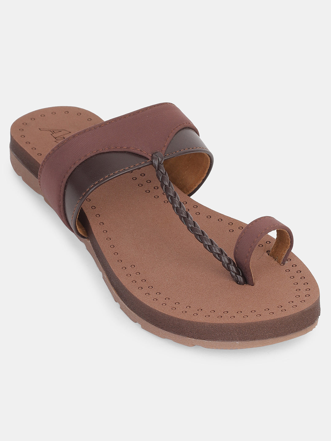 Womens Traditional Kolhapuri Flats | Ethnic Handmade Slip-On Sandals for Daily & Festive Wear