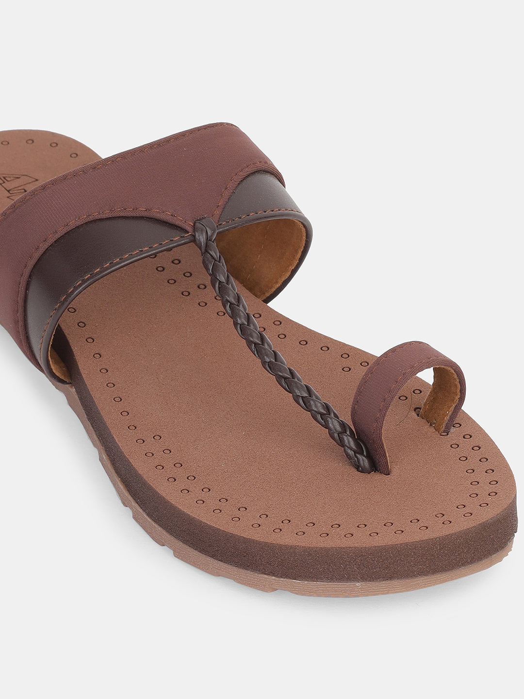 Womens Traditional Kolhapuri Flats | Ethnic Handmade Slip-On Sandals for Daily & Festive Wear