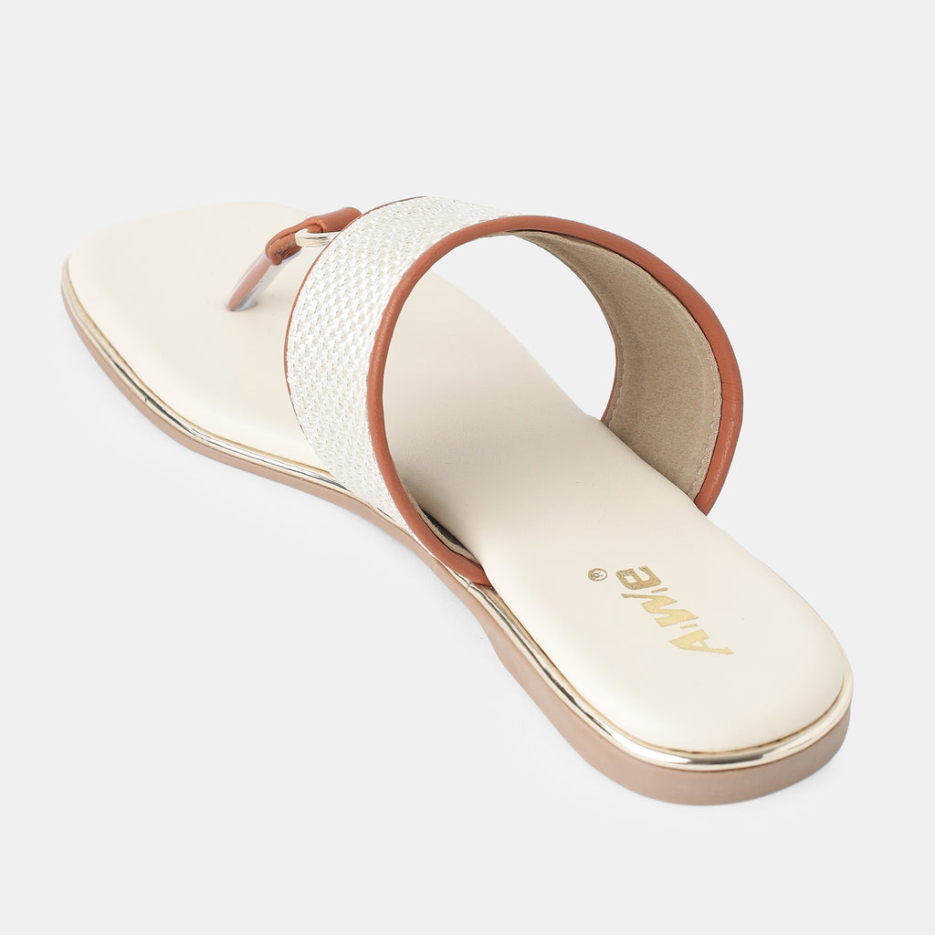 Aiwie-Womens-Stylish-Toe-Loop-Flats-with-Ring-Detail-and-Comfortable-Slip-On-Design B220364