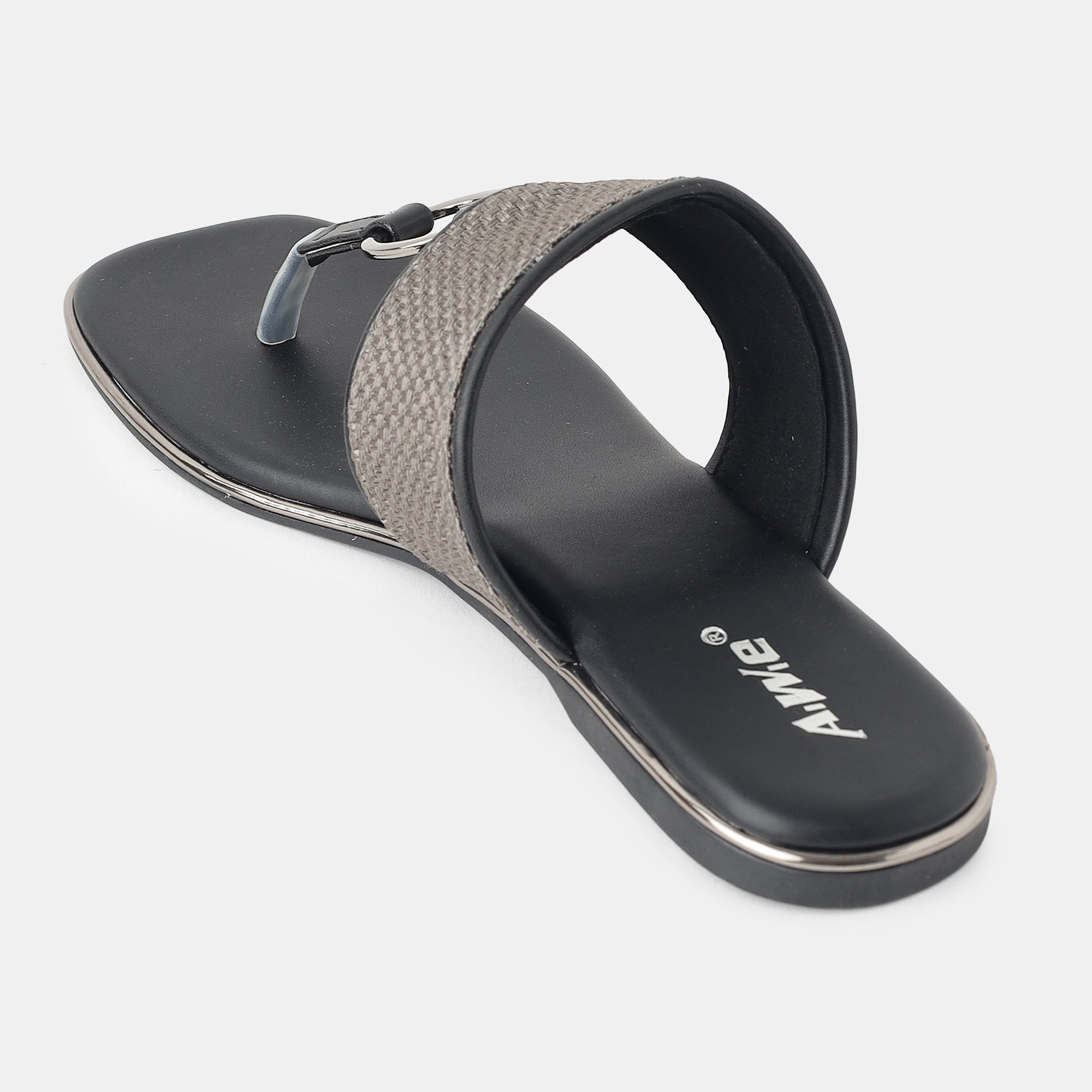 Aiwie-Womens-Stylish-Toe-Loop-Flats-with-Ring-Detail-and-Comfortable-Slip-On-Design B220364