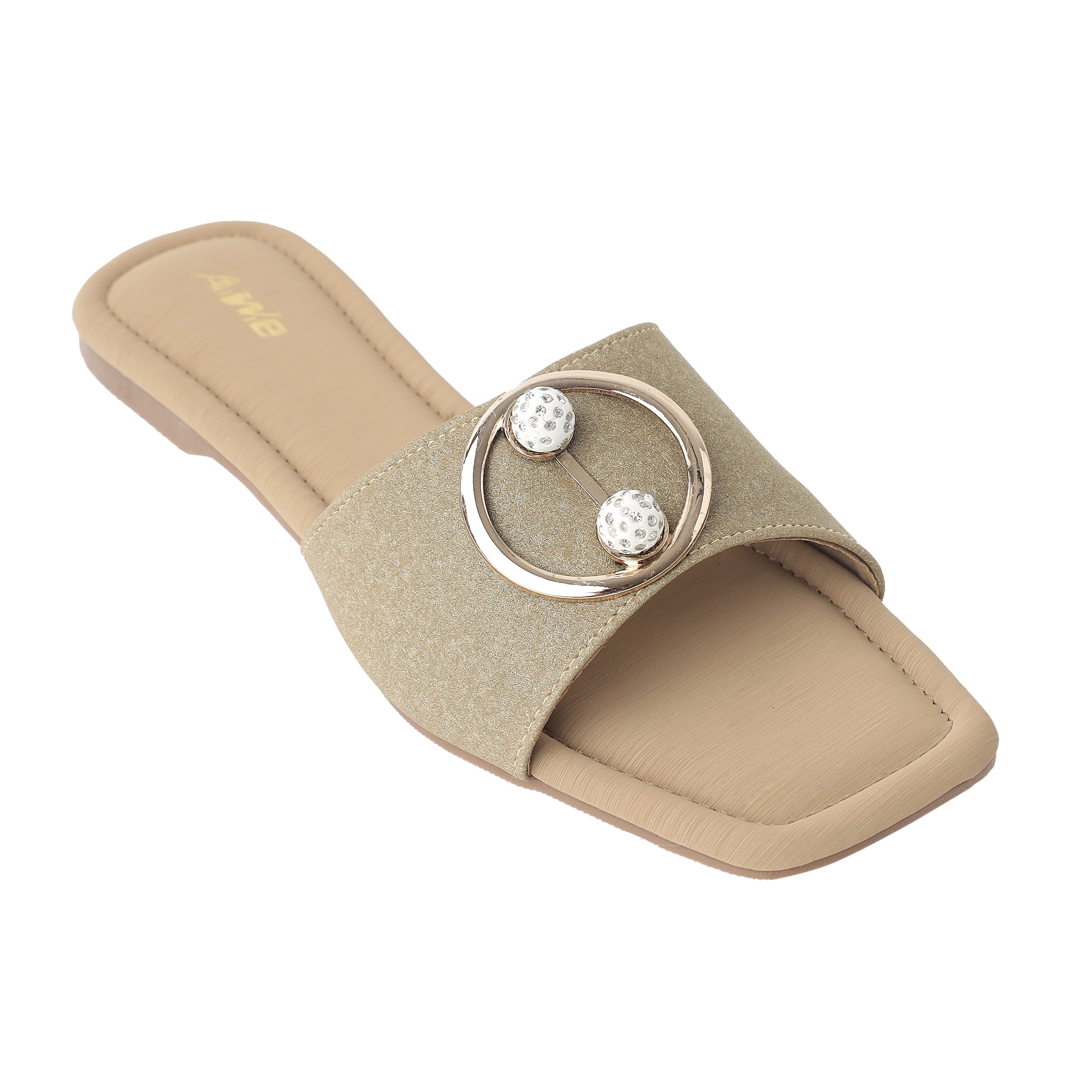 Aiwie-Womens-Stylish-Slip-On-Flats-with-Decorative-Buckle-and-Cushioned-Footbed-for-Daily-Comfort B520186