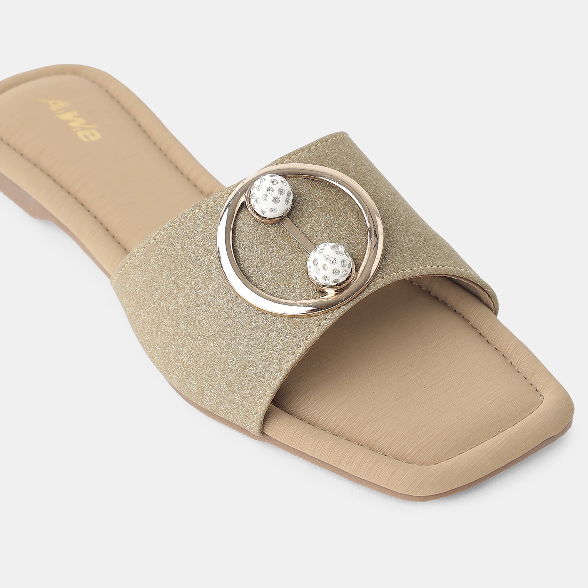 Aiwie-Womens-Stylish-Slip-On-Flats-with-Decorative-Buckle-and-Cushioned-Footbed-for-Daily-Comfort B520186